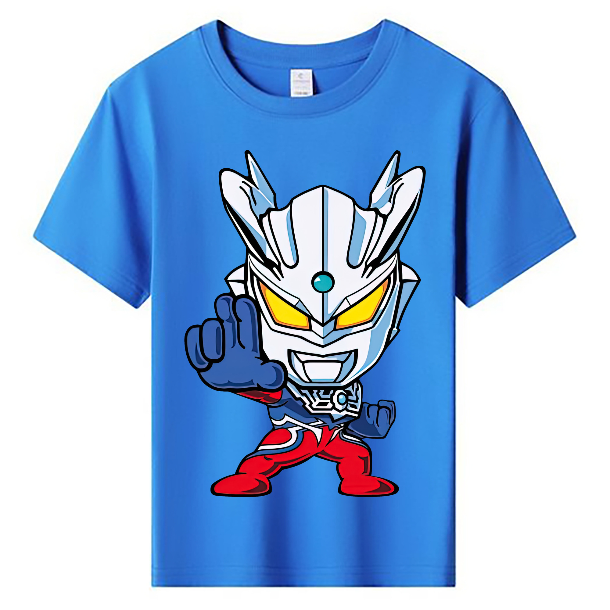 （画像用） ウルトラマン Ultraman 綿100％キッズTシャツ（フロントプリント）